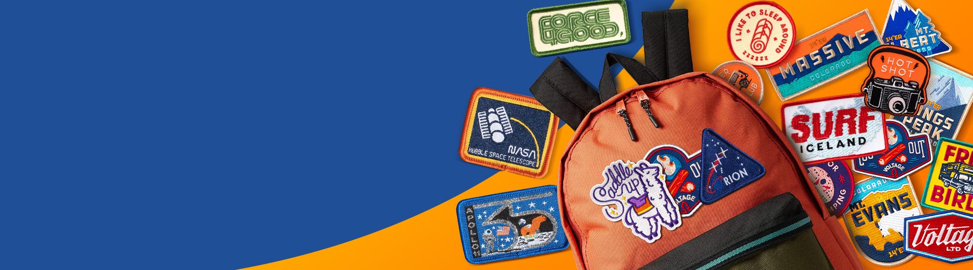 Custom patches hero banner at Medley Patch